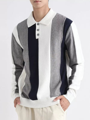 50% Viscose 28% Polyester 22% Polyamide Care instructions: Machine wash cold pullover sweater in navy blue with regular