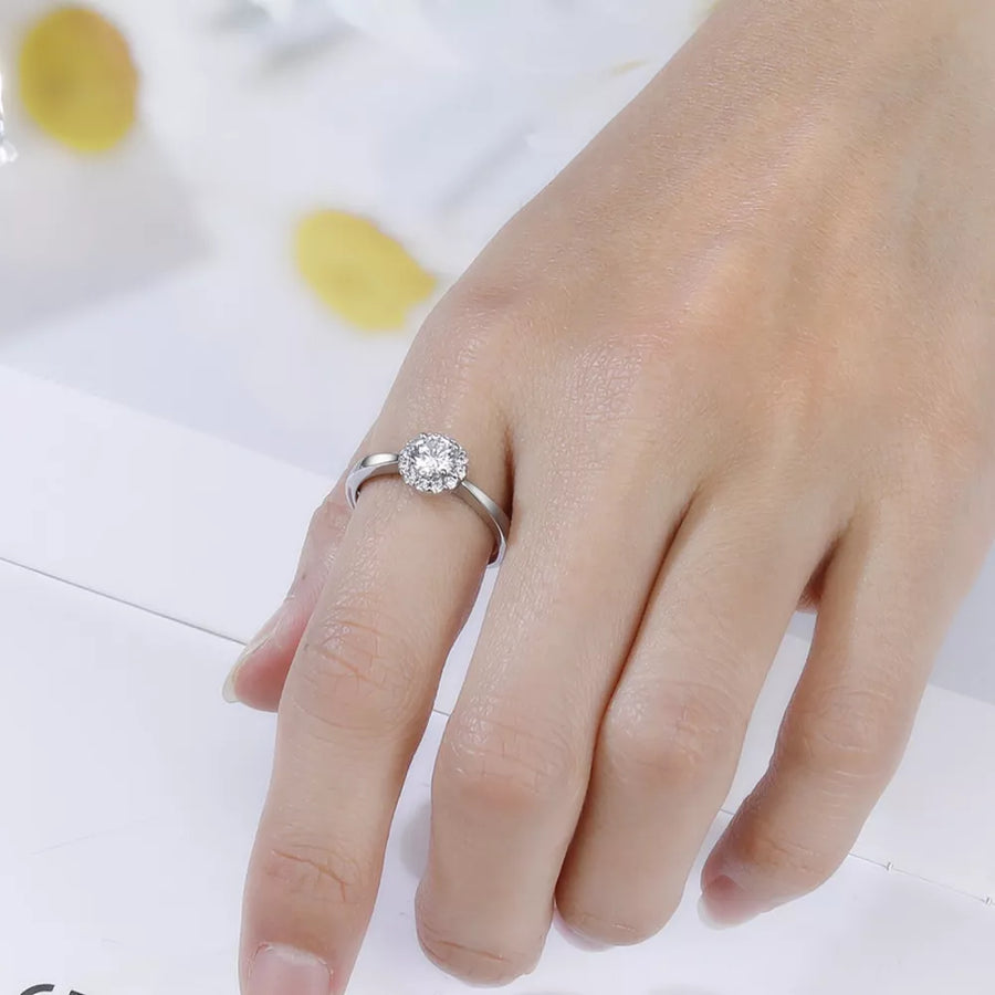 classic ring in clear with none