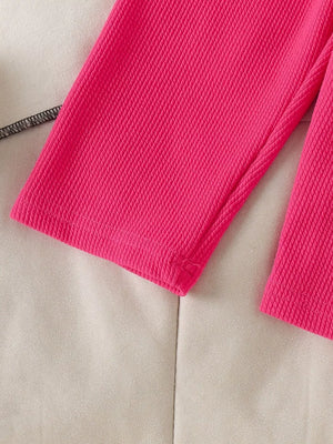 Children's Ribbed Bow Tank Top And Pants Set option 10