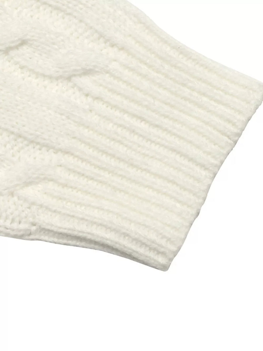 Cable Knit Long Sleeve Sweater option 9