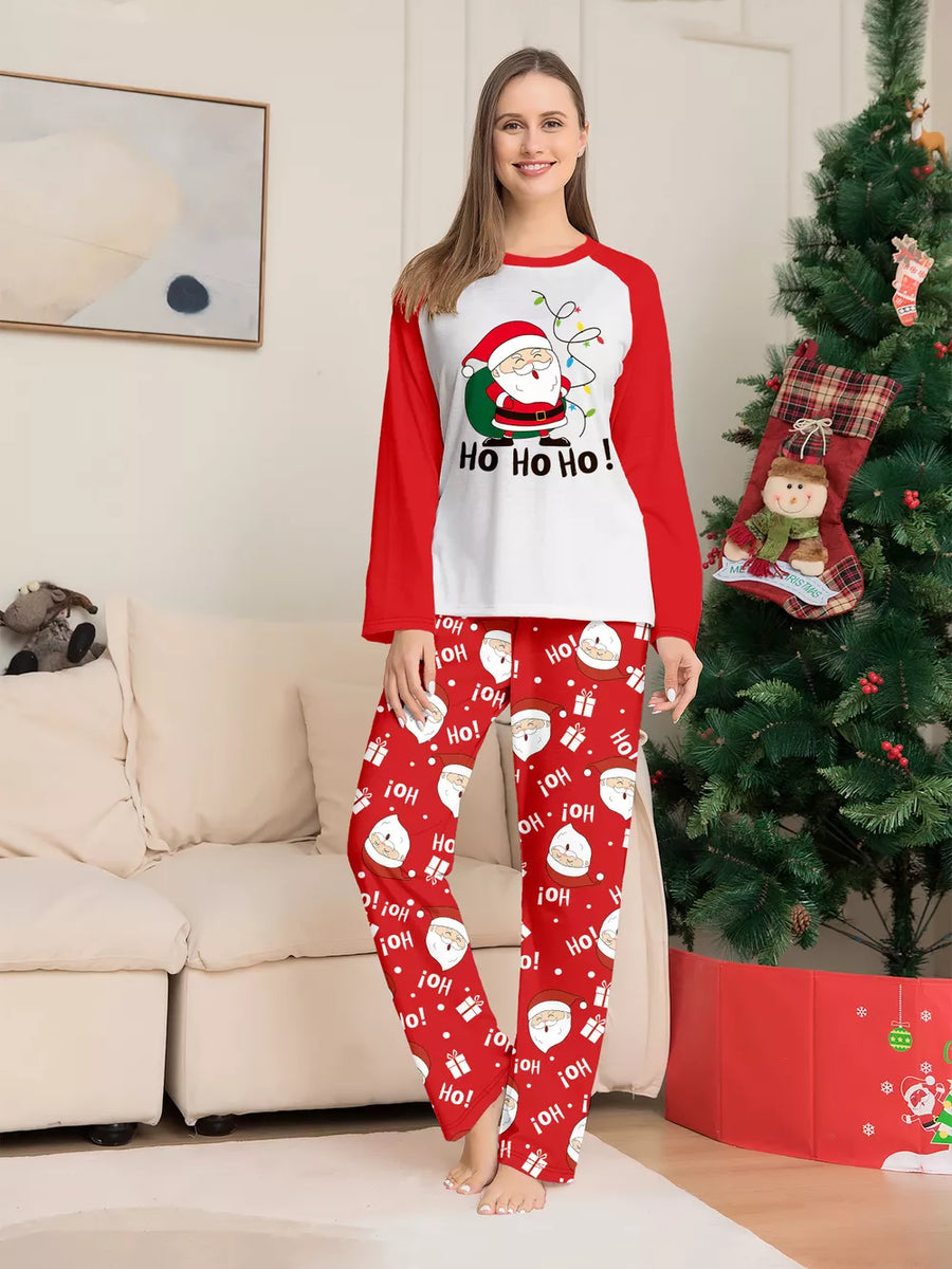 Mom pajama set with full-length and pullover