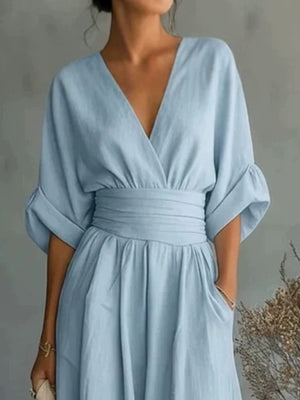 100% polyester Care instructions: Machine wash cold jumpsuit in Beige with relaxed silhouette