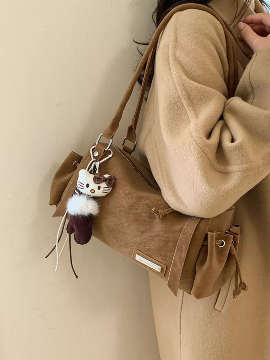 Vintage Lightweight Shoulder Bag option 7