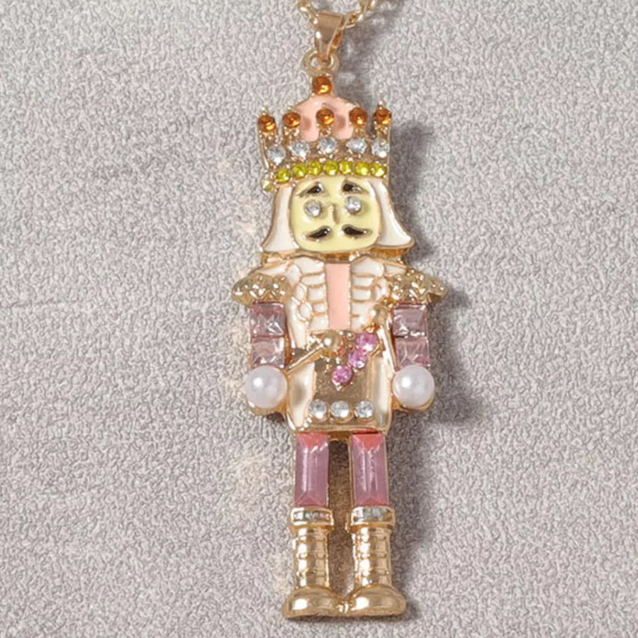 18K Gold-Plated, Zinc alloy, Rhinestone Care instructions: Avoid wearing during necklace in red with pendant necklace