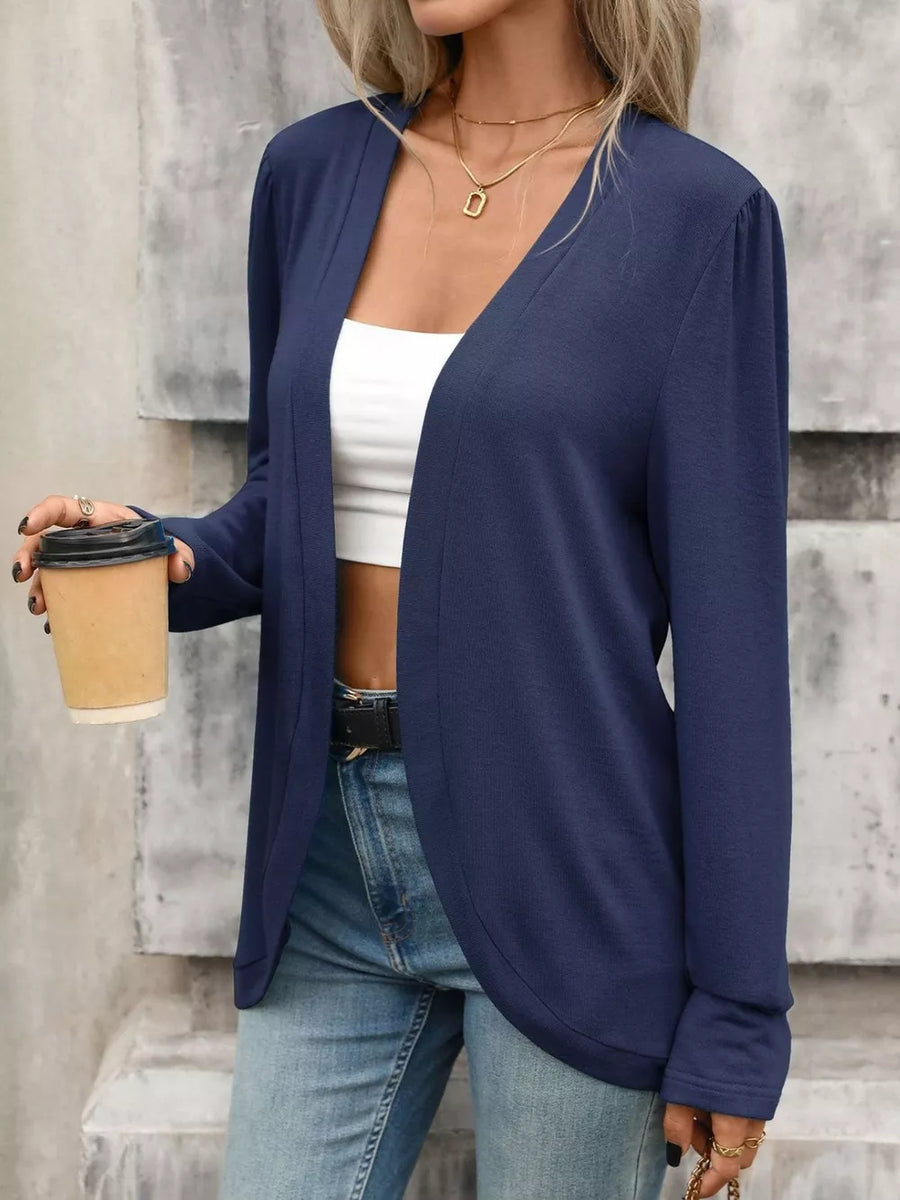 65% viscose, 30% polyester, 5% elastane Care instructions: Machine wash cold cardigan in Black with regular silhouette