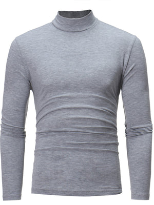charcoal t-shirt with plus-size and long sleeve