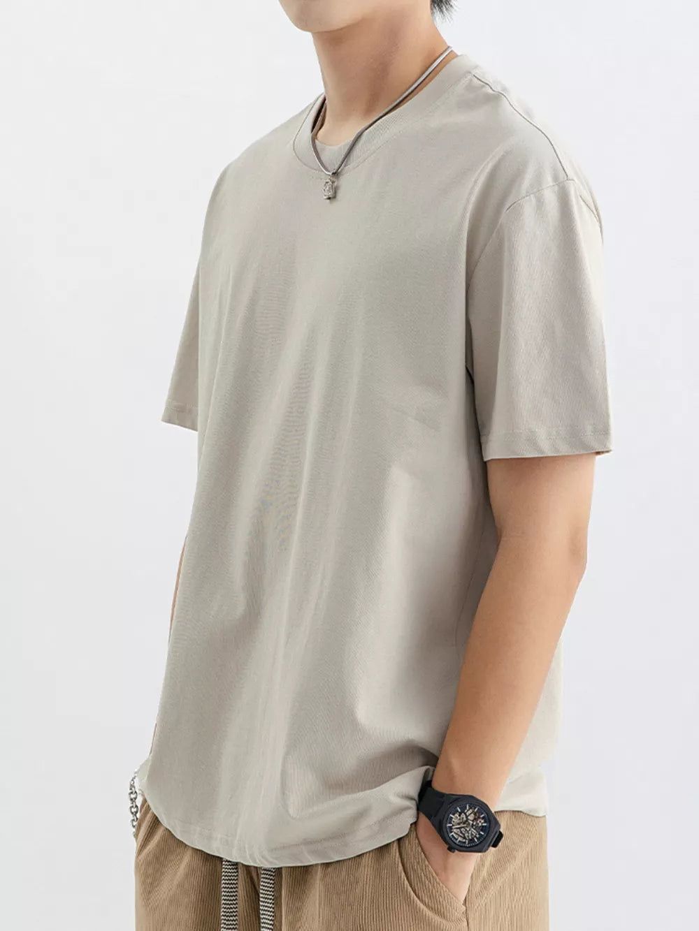 Men's Desert crew neck t-shirt, cotton, short sleeve, relaxed fit.