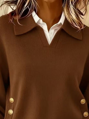 pullover sweater in Blue