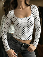 95% polyester, 5% elastane Care instructions: Machine wash cold crop top in Black with fitted silhouette