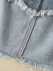 Children's Smocked Top And Denim Skirt Set option 7