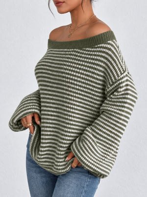 pullover sweater in Beige