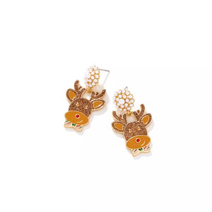 Synthetic Pearl, 18K Gold-Plated, Resin, Zinc alloy Care instructions: Avoid wea earrings in ivory with straight silhouette