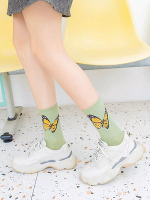 light blue socks