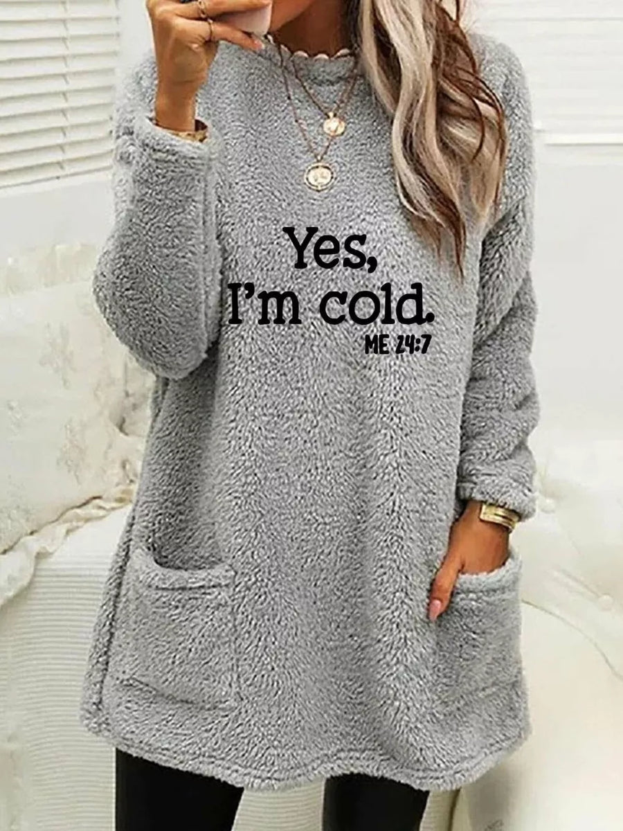 modern sweatshirt in Military Green with round neck