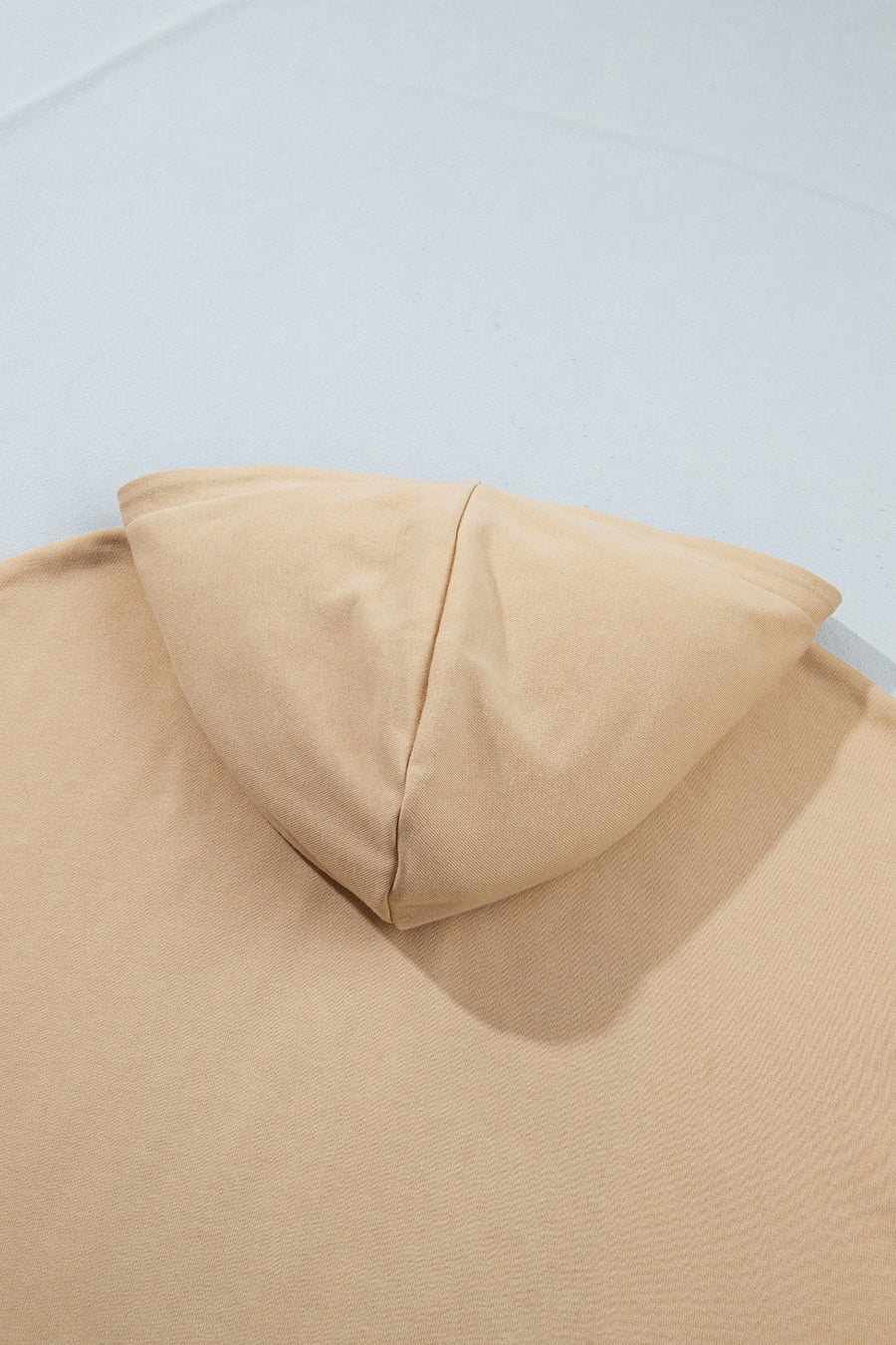 athleisure zip hoodie in Camel with hooded