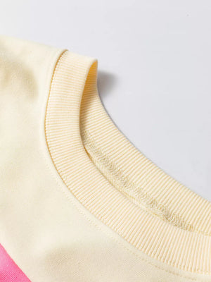 Colorblock Patchwork Crewneck Sweatshirt option 6