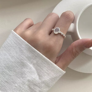 minimalist ring in lavender with n/a