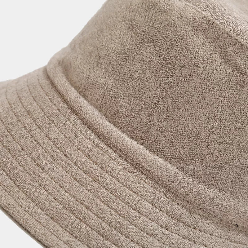 Wide Brim Bucket Hat in Green with wide brim