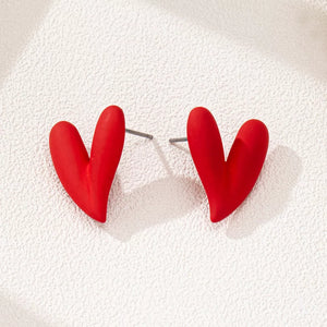 earrings featuring leopard-print in red with 18K Gold-Plated,Alloy,Silver-plated Care instructions: Avoid wearing during