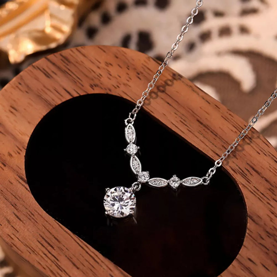 clear necklace