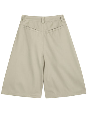 shorts in Black with side pockets and bermuda