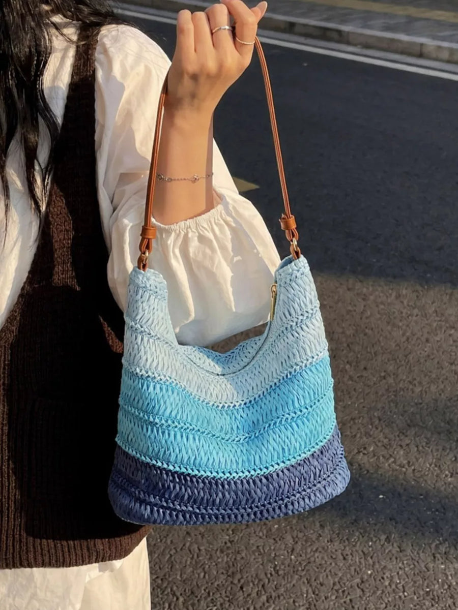 Straw Woven Shoulder Bag option 7
