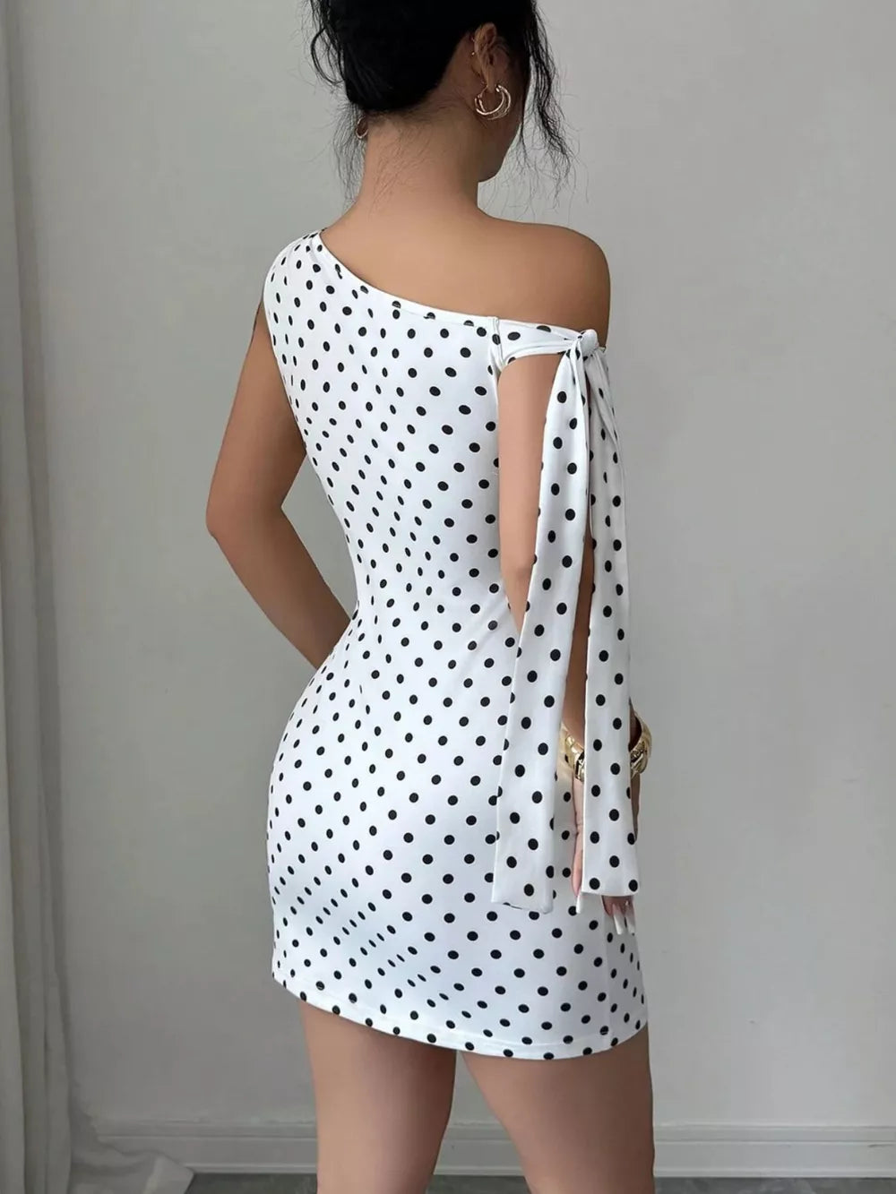 white mini dress with mini and pullover