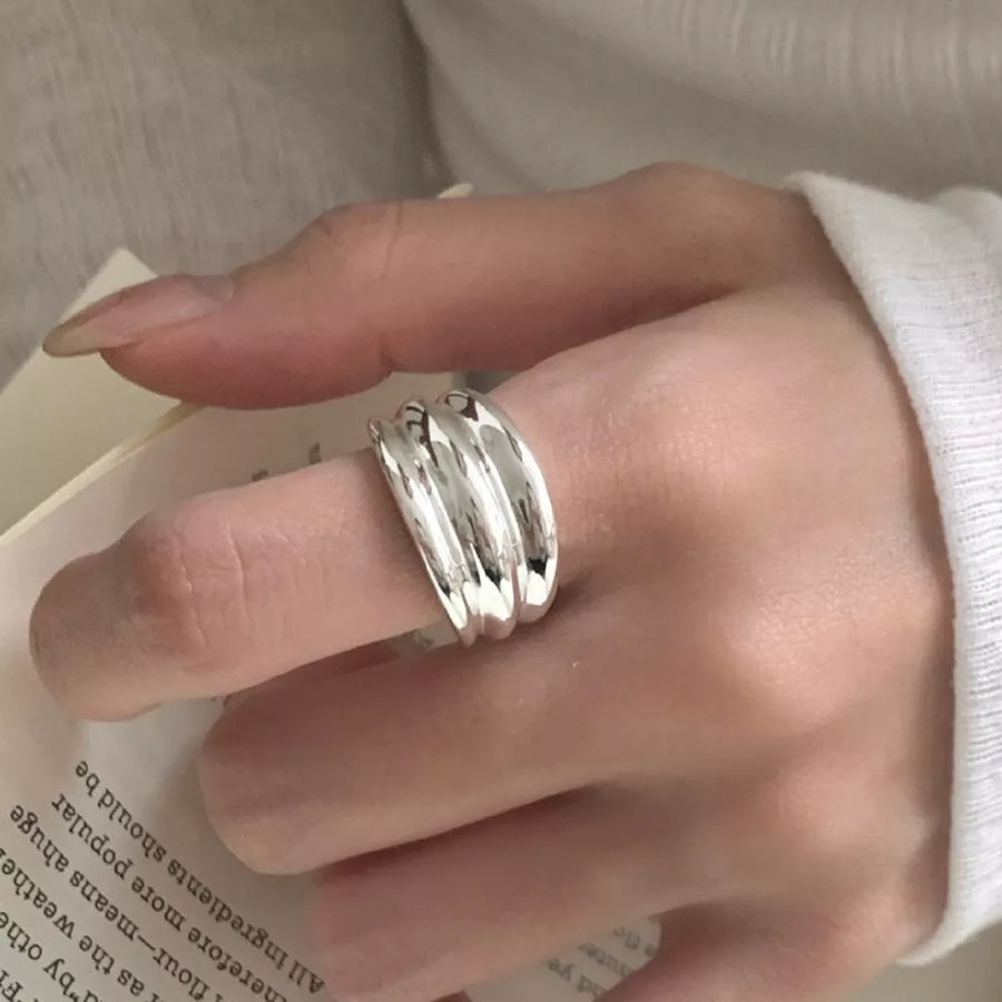 925 sterling silver Care instructions: Avoid wearing during exercise, as sweat w ring in Silver with n/a silhouette