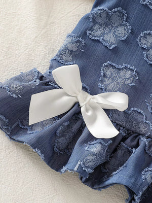 Children's Floral Round Neck Tank And Pants Set option 7