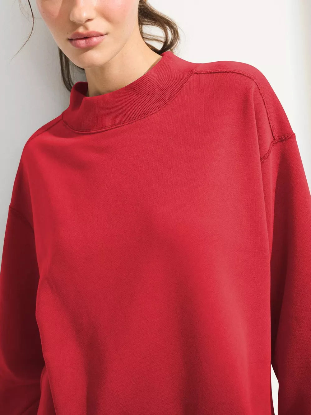 dark brown sweatshirt