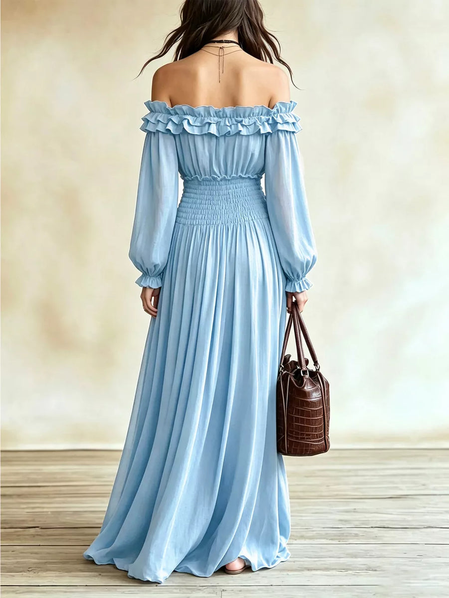 light beige maxi dress