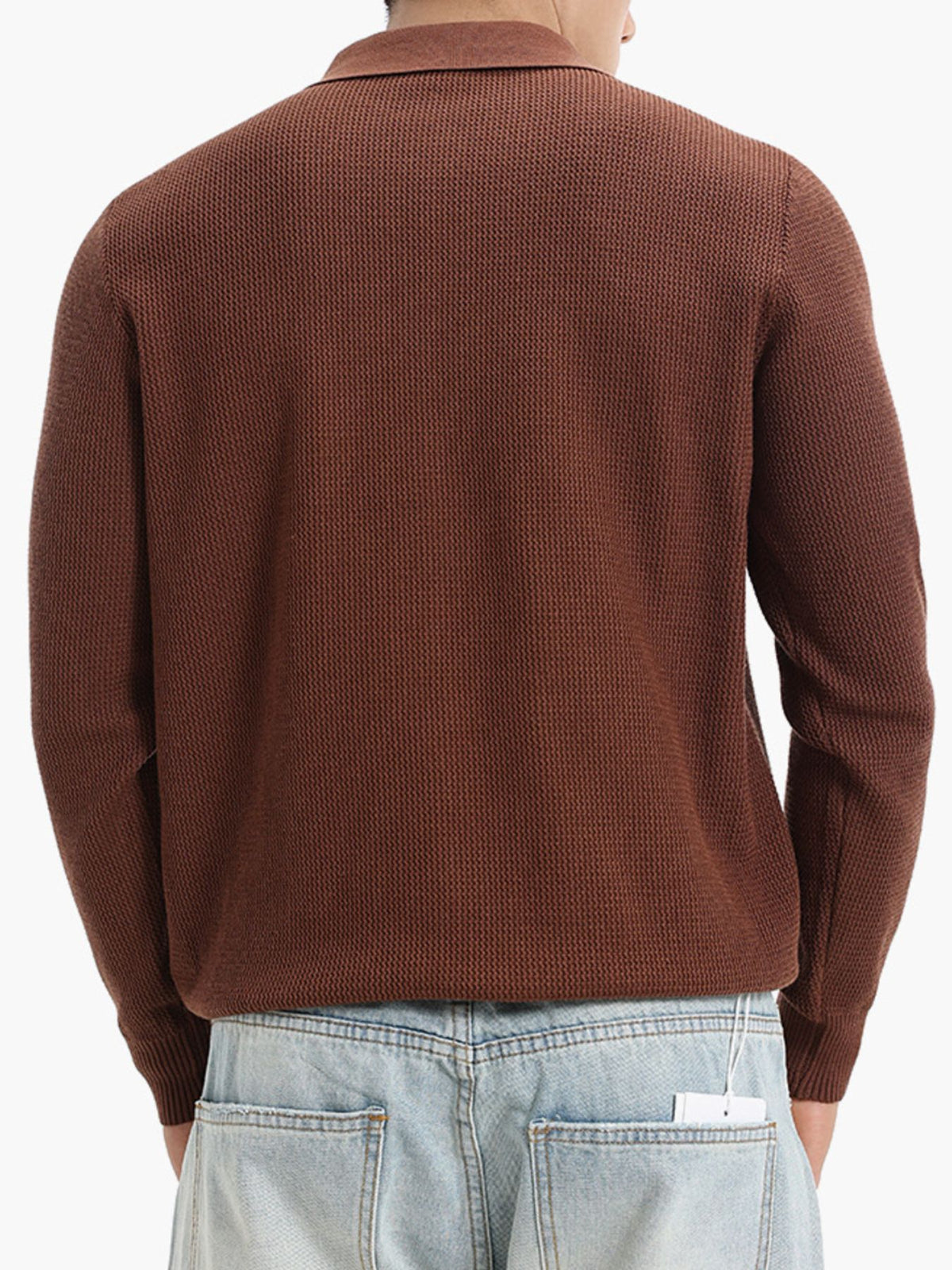 White pullover sweater featuring plus-size and textured knit