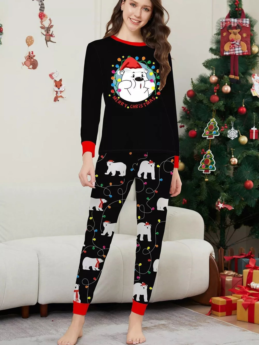 Kid pajama set with hip-length, full-length and pullover, elastic