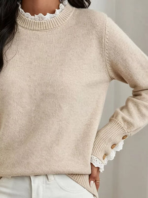 100% polyester Care instructions: Machine wash cold mock neck sweater in Red with regular silhouette