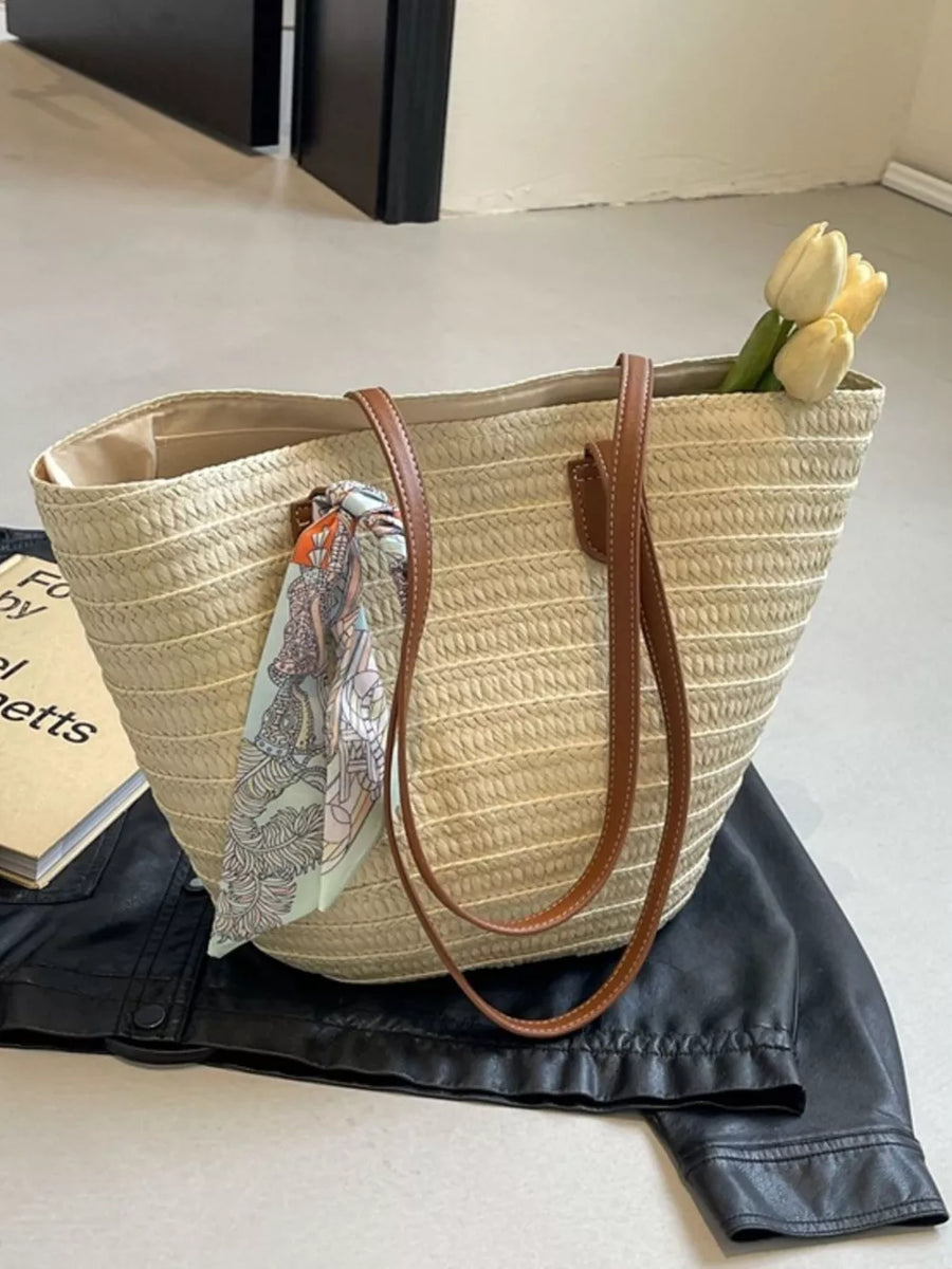 Straw Woven Shoulder Bag option 8