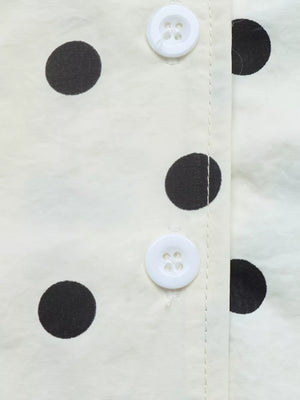 Apricot relaxed windbreaker with collared