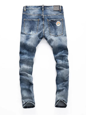 Men S Distressed Slim Fit Jeans in Medium