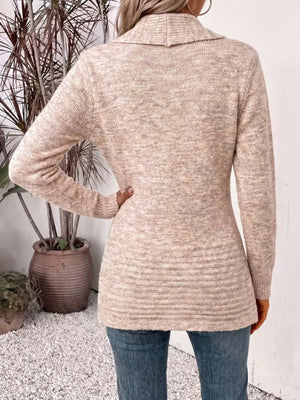 Dust Storm relaxed cardigan with shawl lapel