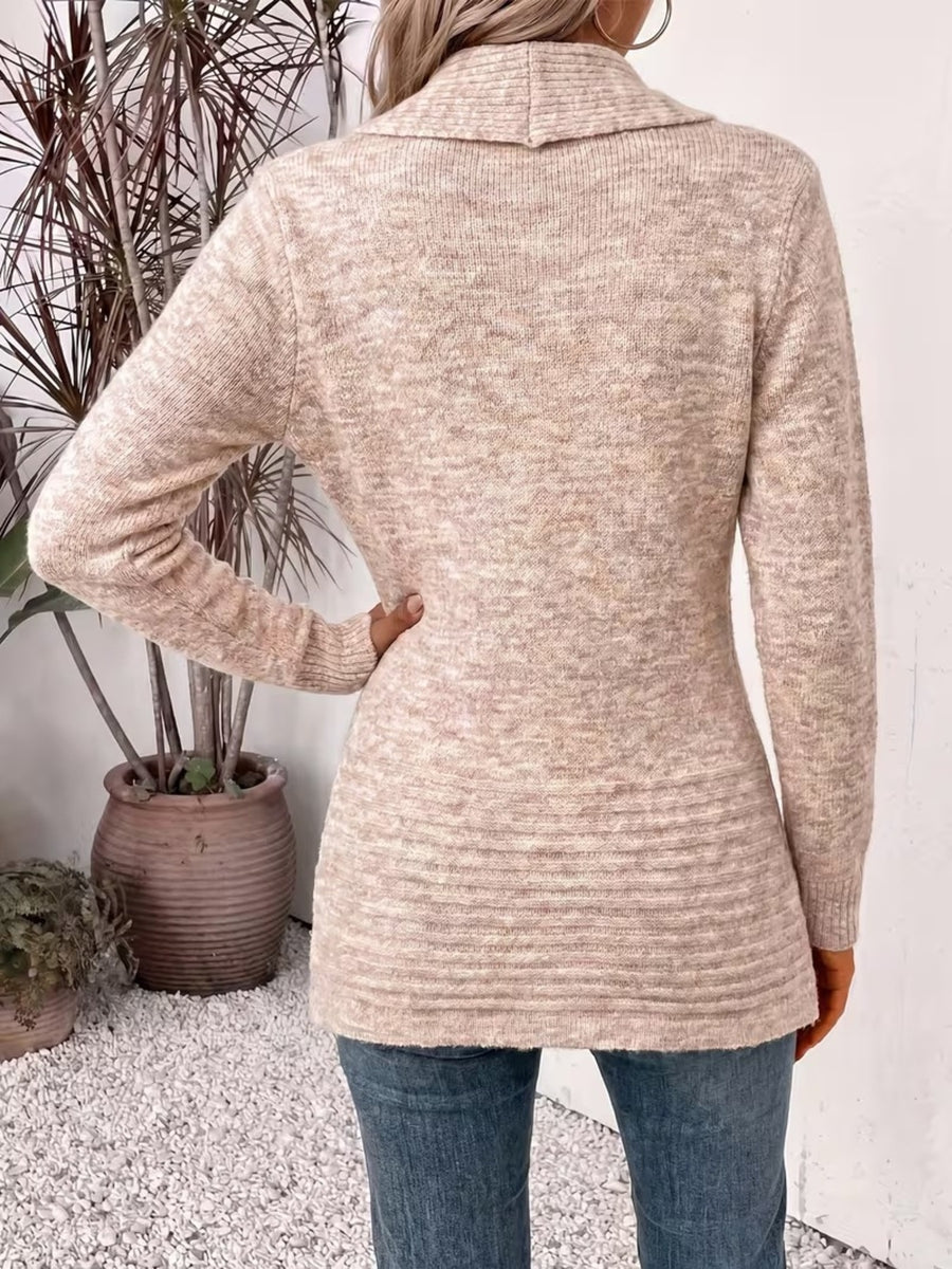 Dust Storm relaxed cardigan with shawl lapel