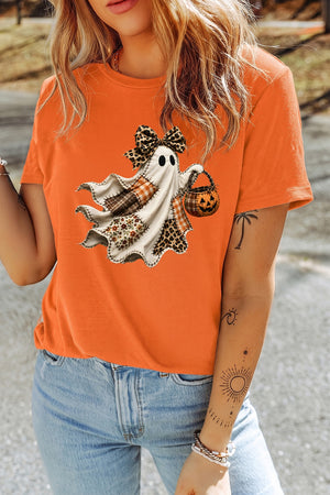 white t-shirt featuring stretch and graphic print