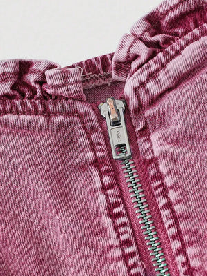 Pink fitted camisole with sweetheart