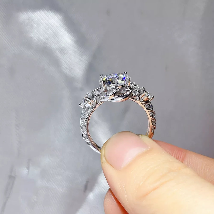 3 Carat 925 Sterling Silver Ring option 5