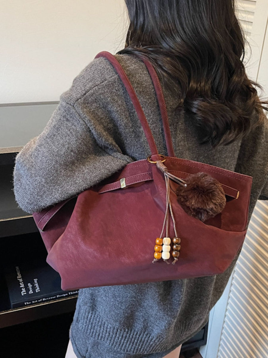 Wine Red tote