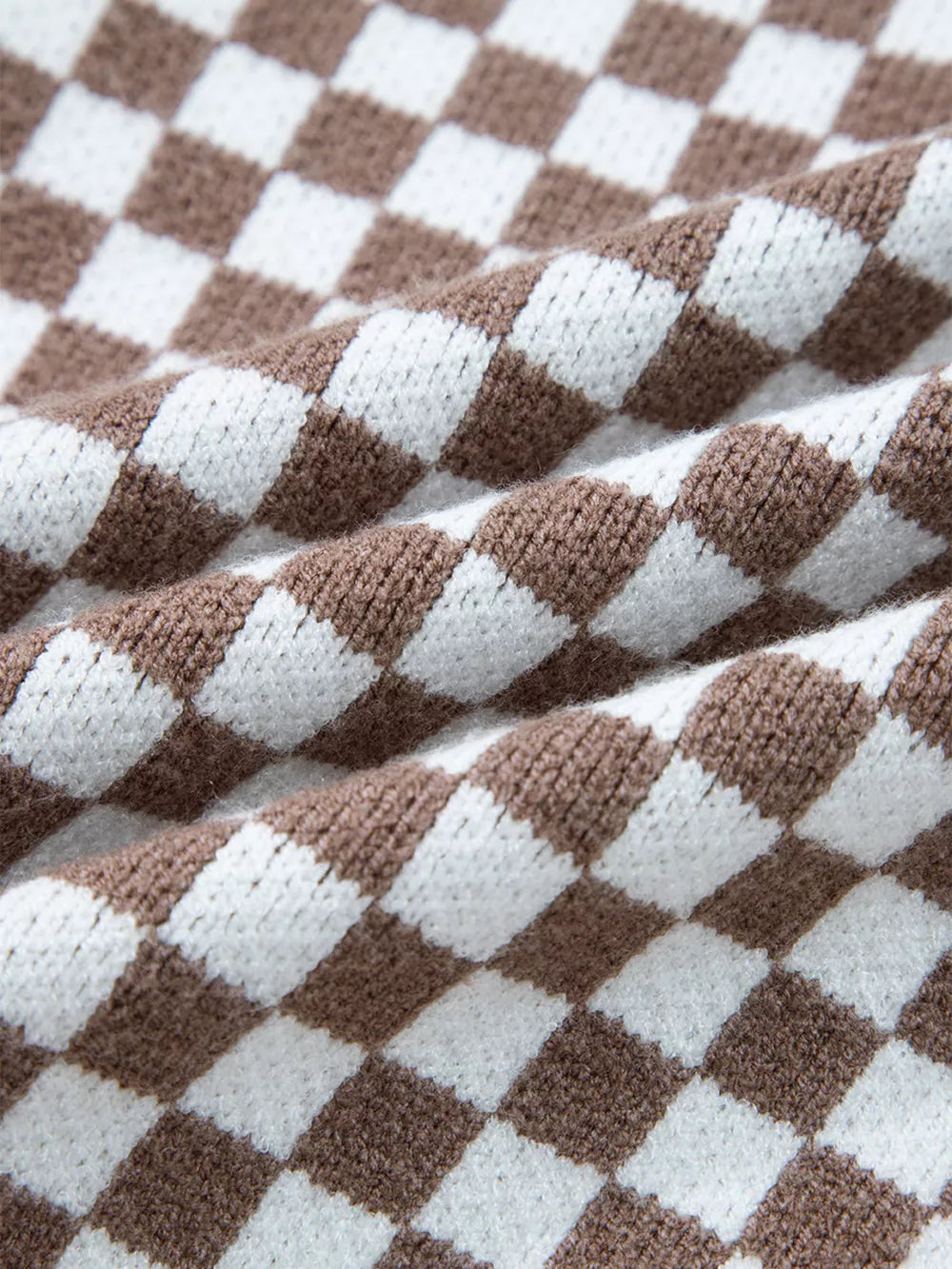 brown pullover sweater