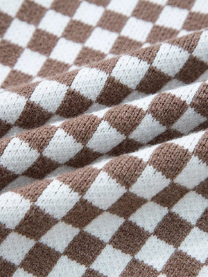 brown pullover sweater