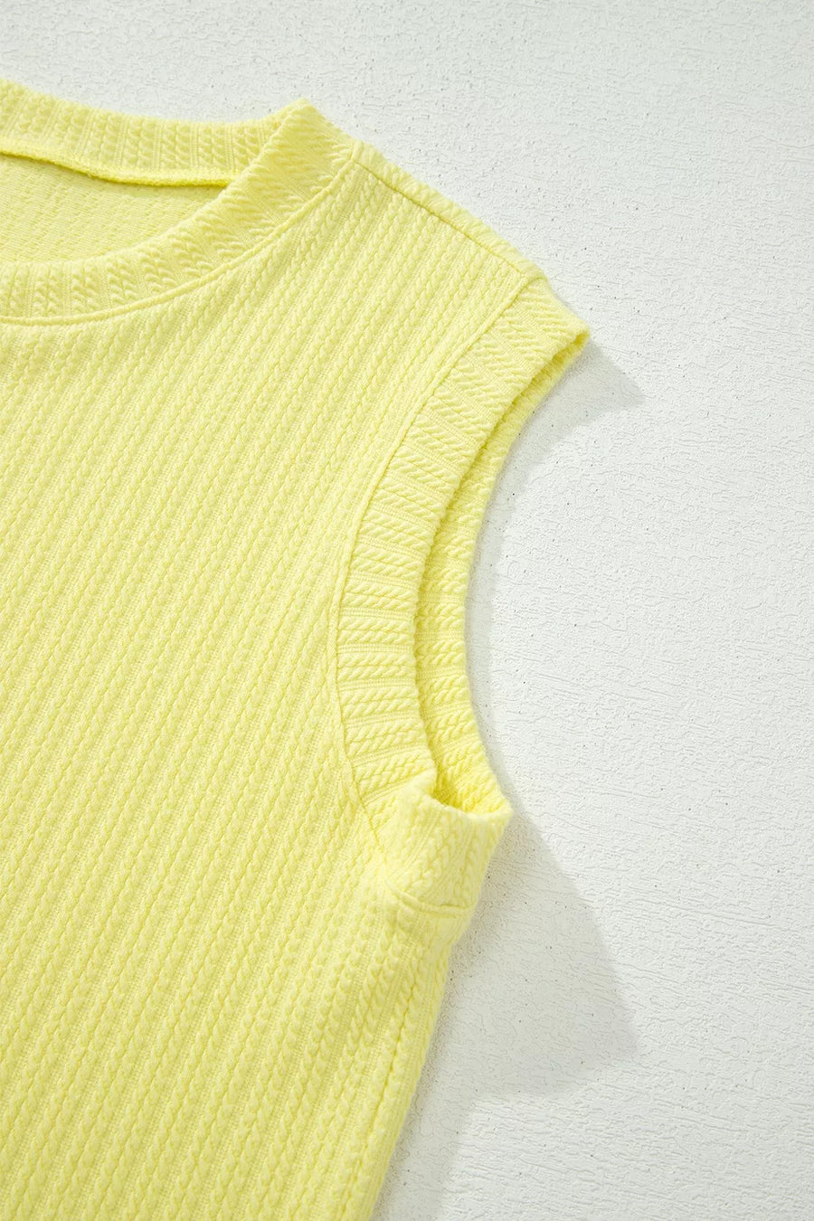 Ribbed Knit Tank And Shorts Set option 9