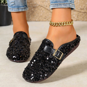 Sequins,Rubber Imported Size &amp loafers in silver with slip-on silhouette
