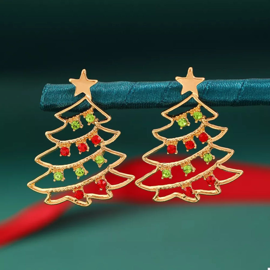 earrings in Style B with gold-plated and 1.6 inches