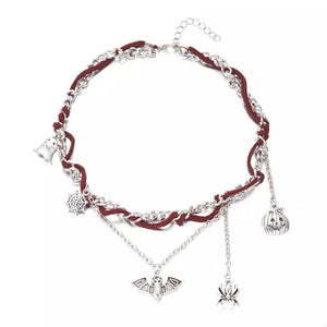 silver necklace