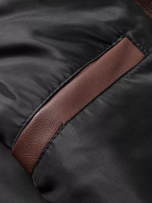 Men's Full Size Hooded Faux Leather Motorcycle Jacket option 7